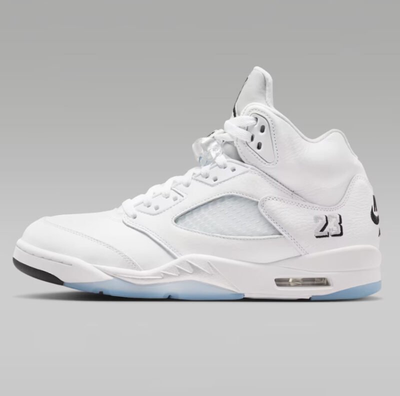 Air Jordan 5 Retro OG White Metallic