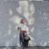 WORN-EFFECT BOWLING BAG