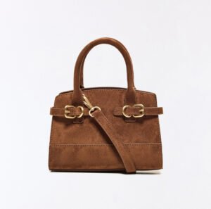 13 FAUX SUEDE BAG