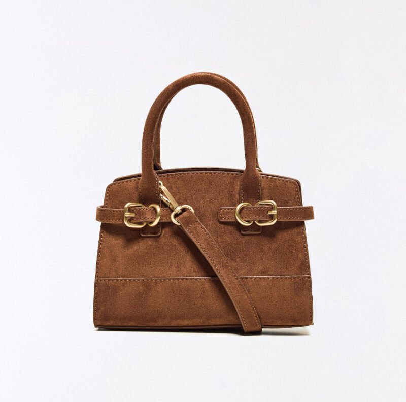 FAUX SUEDE BAG