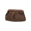 Natural fiber clutch bag