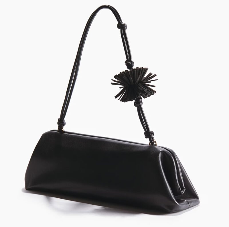 15 Suede leather shopping bag