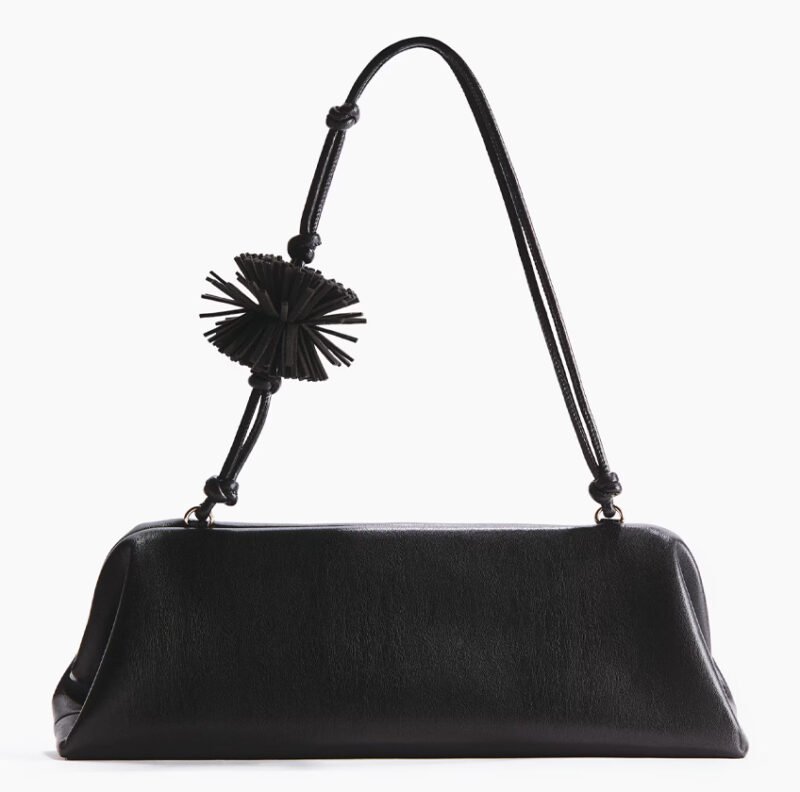 16 Suede leather shopping bag