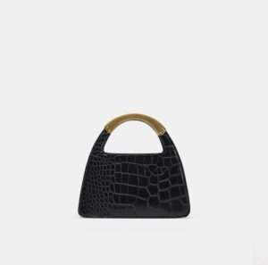 CITY BAG WITH METAL HANDLE
