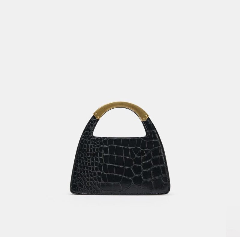 36 CITY BAG WITH METAL HANDLE
