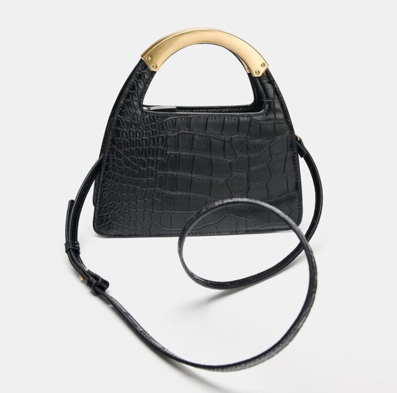 37 CITY BAG WITH METAL HANDLE