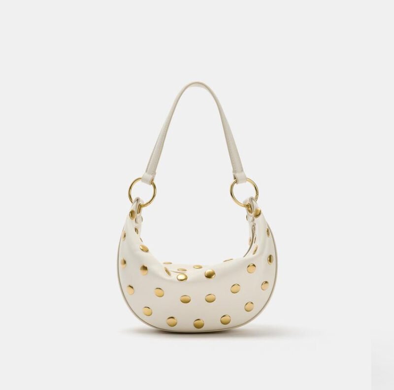60 STUDDED SHOULDER BAG