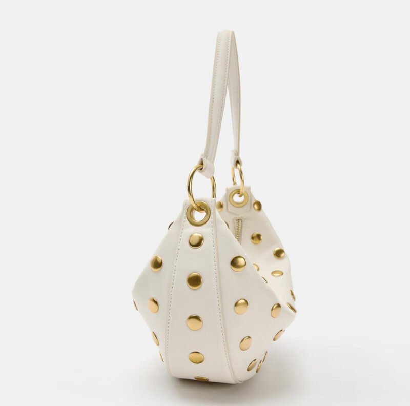 61 STUDDED SHOULDER BAG