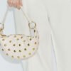 64 STUDDED SHOULDER BAG