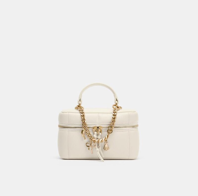 VANITY BAG WITH CHARMS