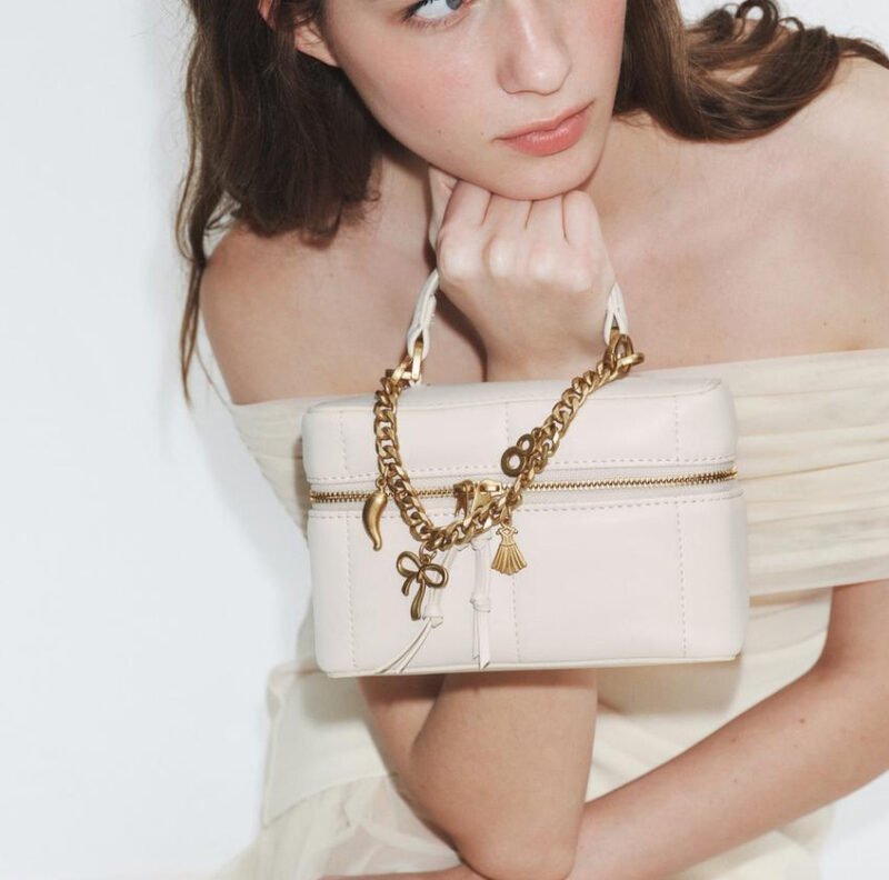 VANITY BAG WITH CHARMS