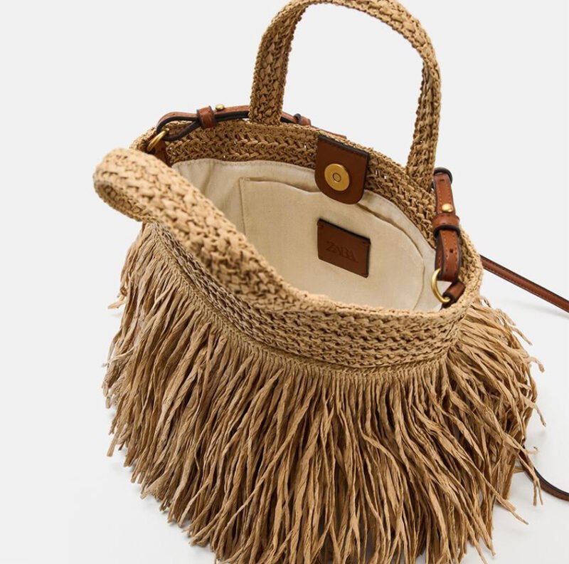 FRINGED HANDBAG