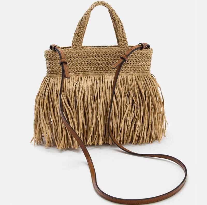 FRINGED HANDBAG