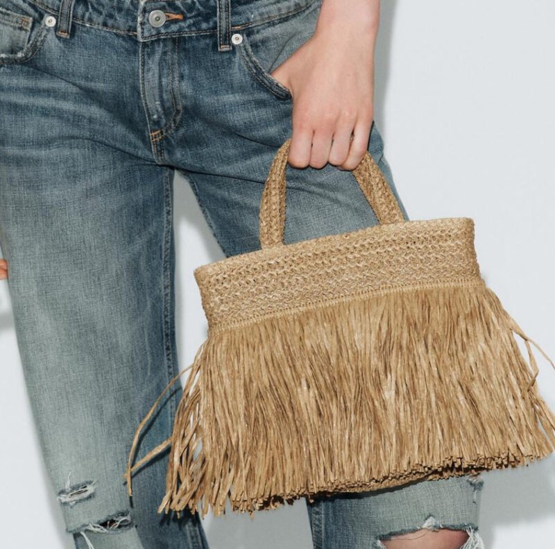 FRINGED HANDBAG