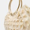 PEARLESCENT EFFECT HANDBAG