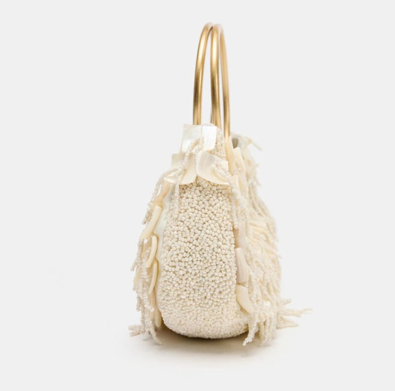 PEARLESCENT EFFECT HANDBAG
